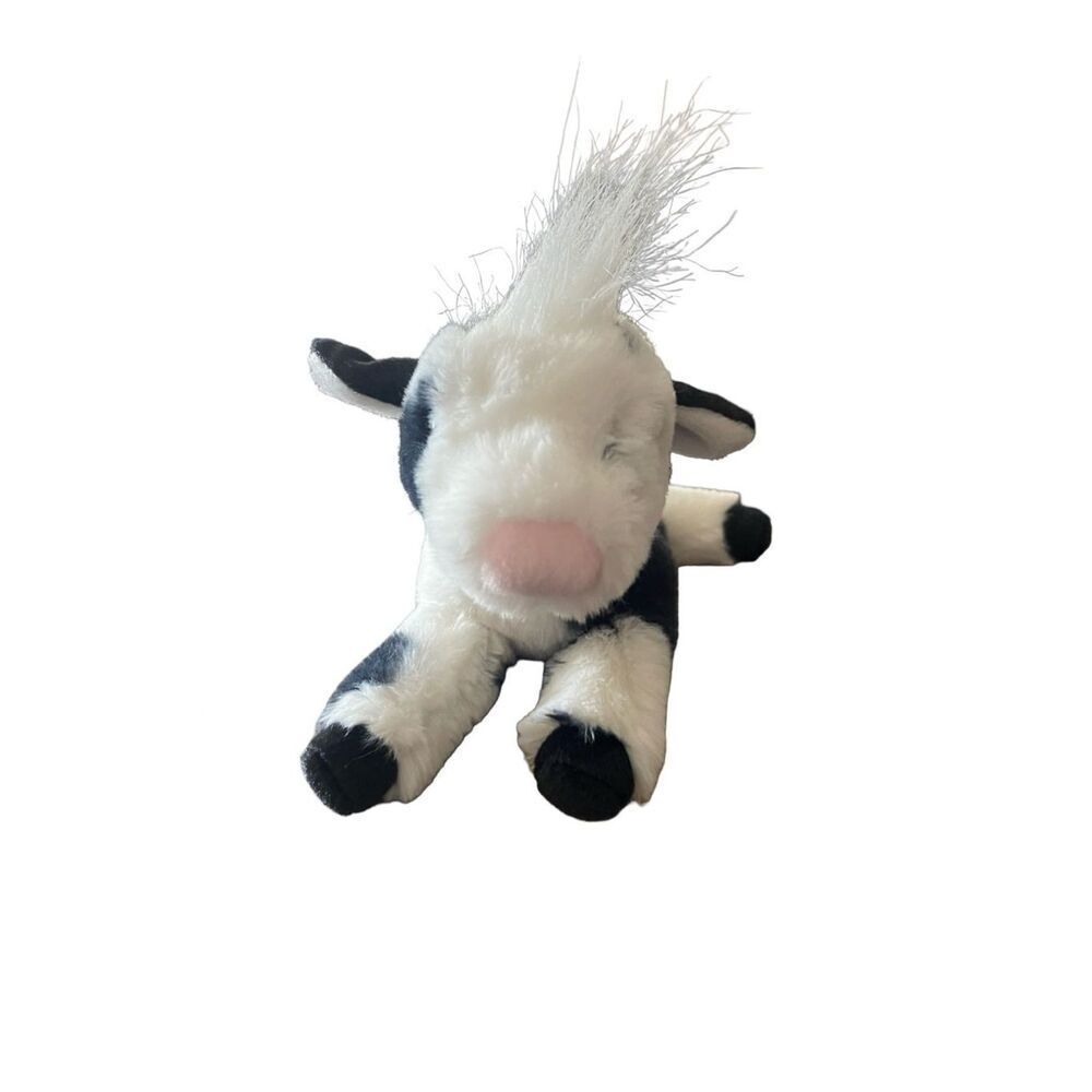 Douglas Black White Corinna Holstein Dairy Cow Plush Stuffed Animal 12”